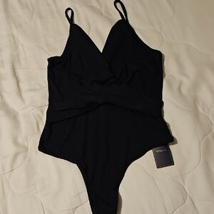 Black Bodysuit - Women Tops